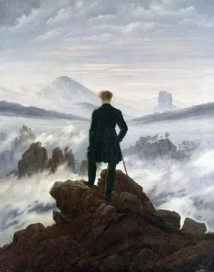 Tableau Le Voyageur Contemplant Une Mer De Nuages 1818