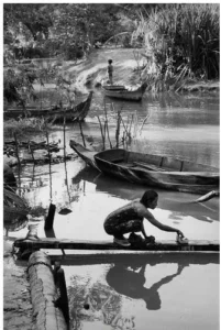Image Marc Riboud La Rivière Siem Reap